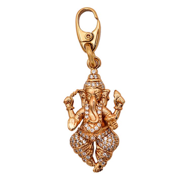 Ganesha Elephant God Charm for wholesale by Luck & Zodiac