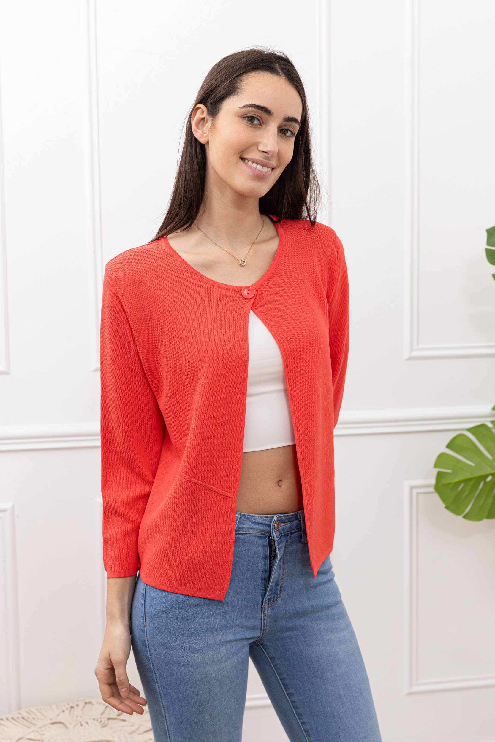 Happy look - Wholesale Cardigan - Women's - Fine knit cardigan3