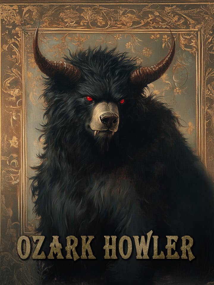 Ozark Howler Portrait - Mythical Beasts Wall Art Prints – 8″x10″ Artwork for 11″x14″ Frame for wholesale by Mowbi