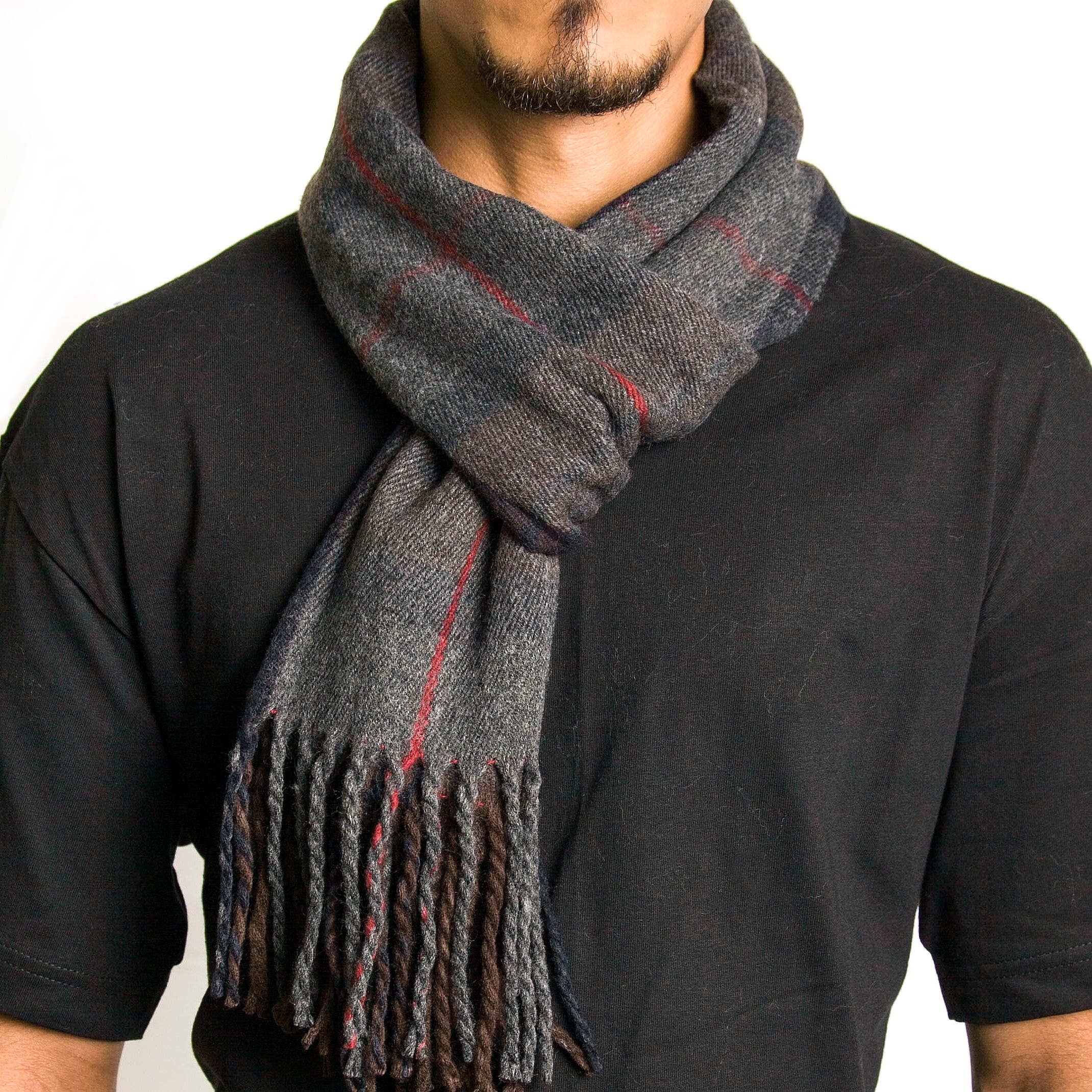 Alpine Swiss - Wholesale Scarf - Men's - Mens Scarf Softer Than Cashmere Scarves Plaids Womens Winter37