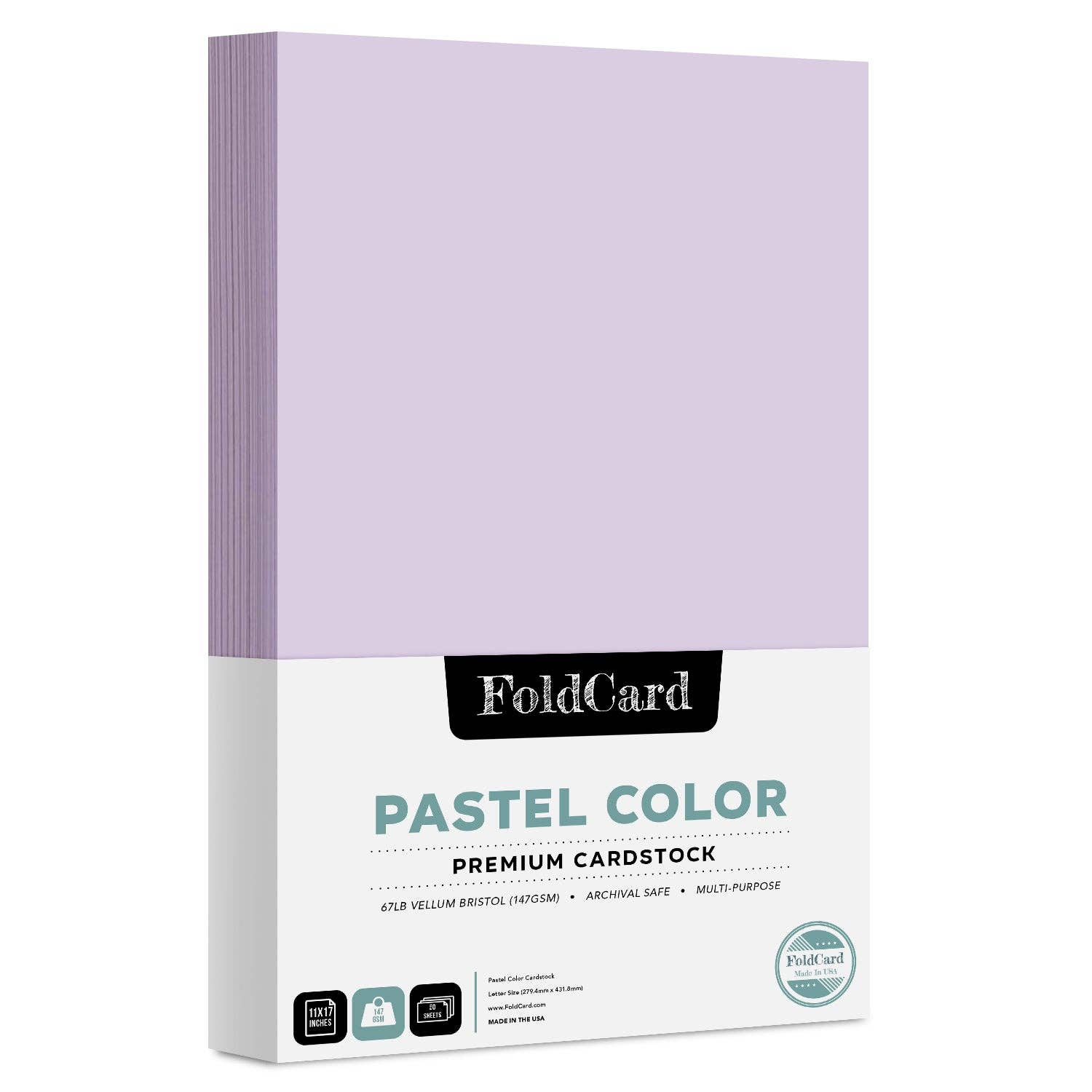 Fine Cardstock - Vente Matériels de bricolage - Papier cartonné couleur pastel de qualité supérieure — 11 x 17 — 50 feuilles8