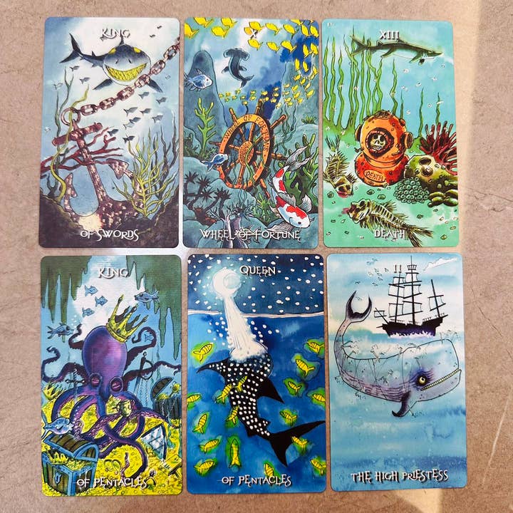 Vermilion Collection - Wholesale Tarot Cards - Deep Water Tarot6