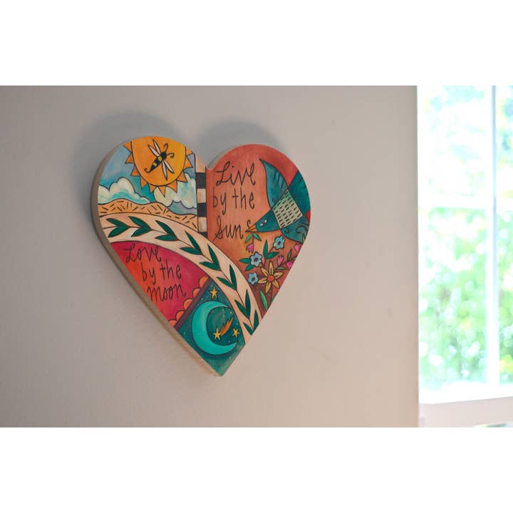 Sticks - Wholesale Plaque - "Birds of a Feather " Heart Shaped Plaque1