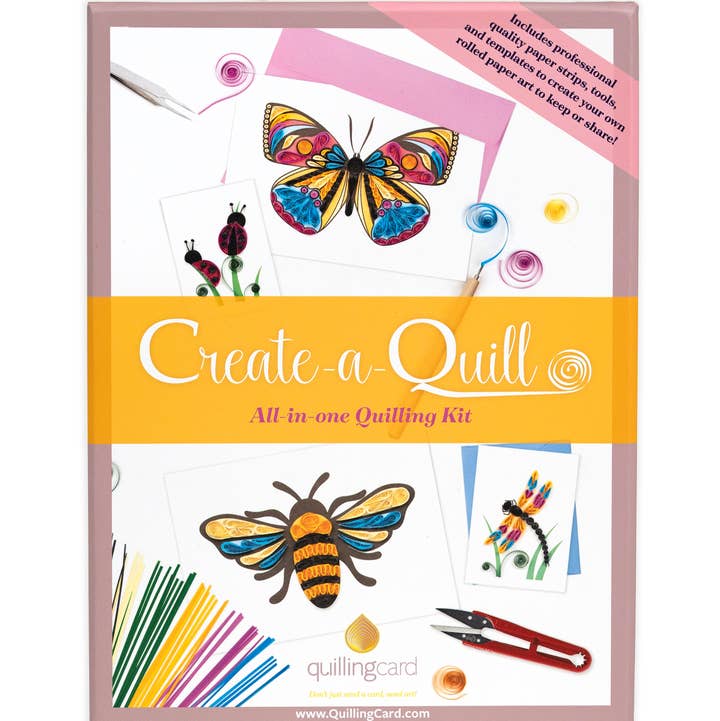 Quilling Card - Wholesale DIY Craft Kit - Create-a-Quill DIY Kit: Insects0