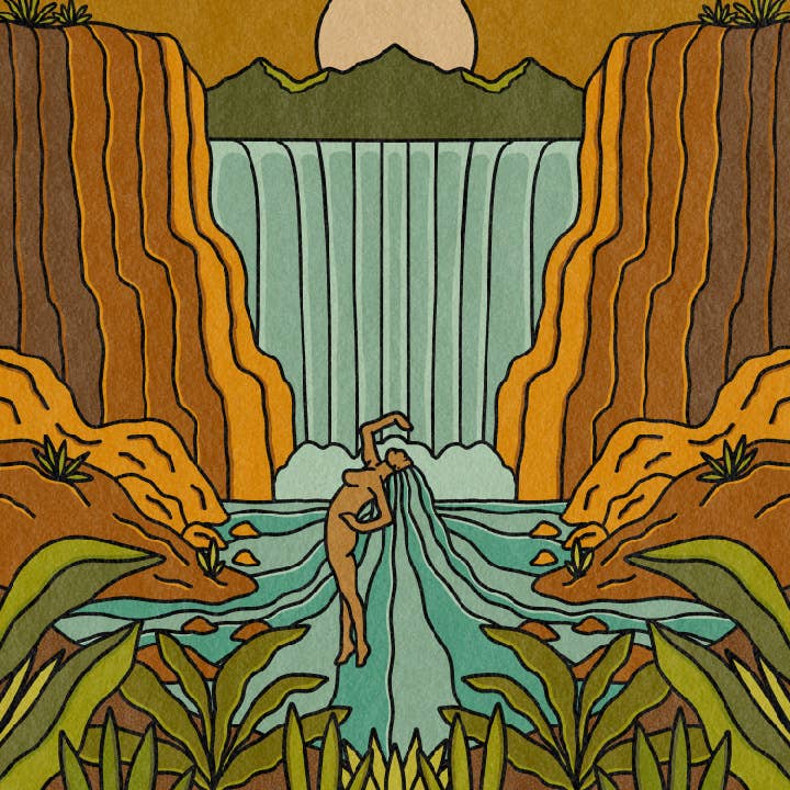 Moonlight Dance Print pour la vente par Kick Step Design