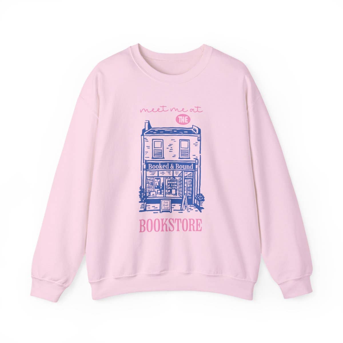 MagicMerchEmporium - Wholesale Graphic Sweatshirt - Women's - Meet Me at the Bookstore Sweatshirt6