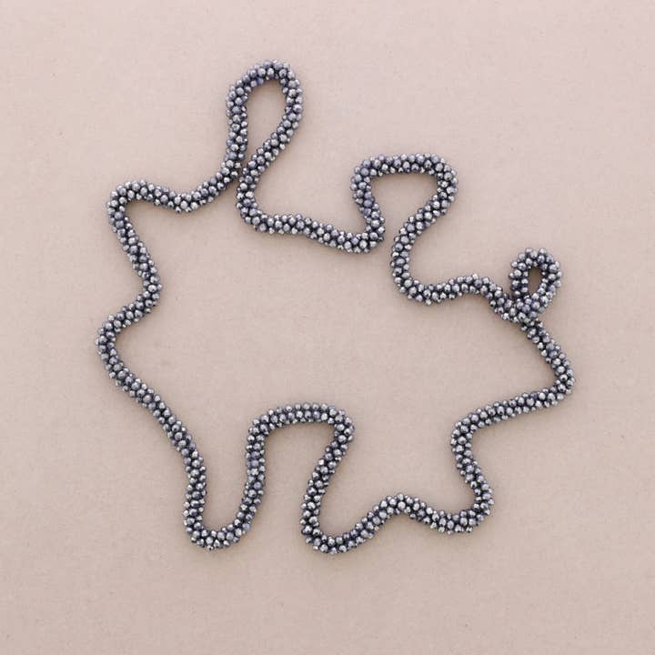 Sonata - Wholesale Kliksieraden - Lange Ketting Facetkristallen 1,2M*4mm