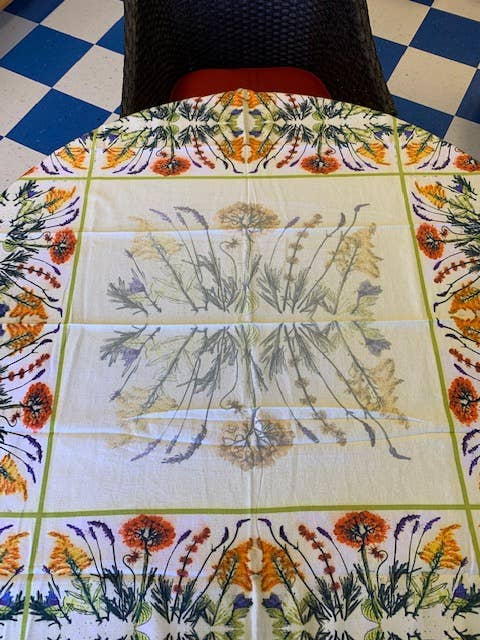 Table Cloth 42"x42" - Wild Flower for wholesale by NINA J