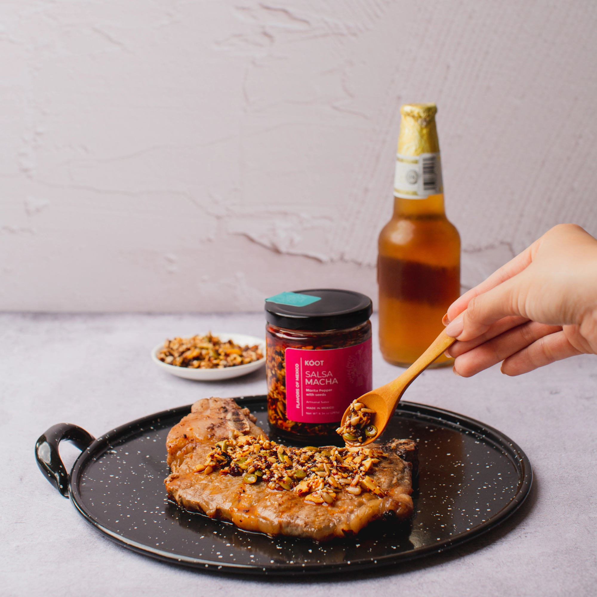 Koot - Wholesale Salsa - Mild Mexican Salsa Macha - Authentic2