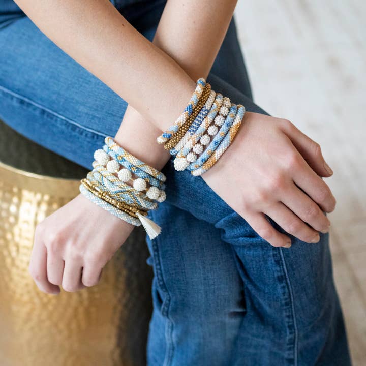 Aid Through Trade - Wholesale Jewelry Set - Roll-On® Bracelet Santorini - Set of 12