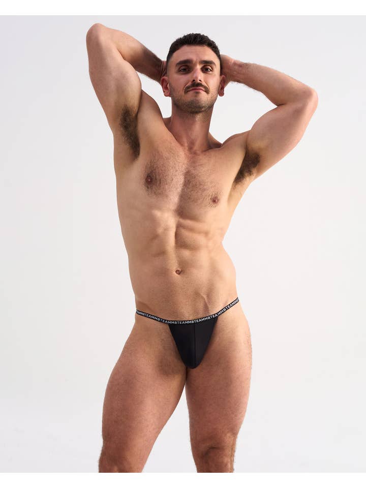 TEAMM8 - Wholesale Underwear – Men's - Glide Micro Thong - Onyx