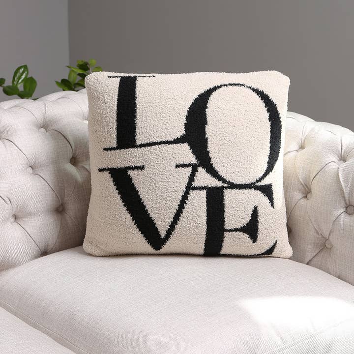 Fashion City - Wholesale Throw Pillow Cover - Luxury Soft Lettering Cushion Cover3