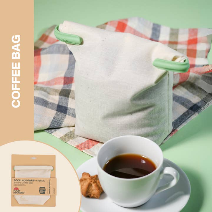 Food Huggers Fabric / Silicone Coffee Bag for wholesale by Food Huggers
