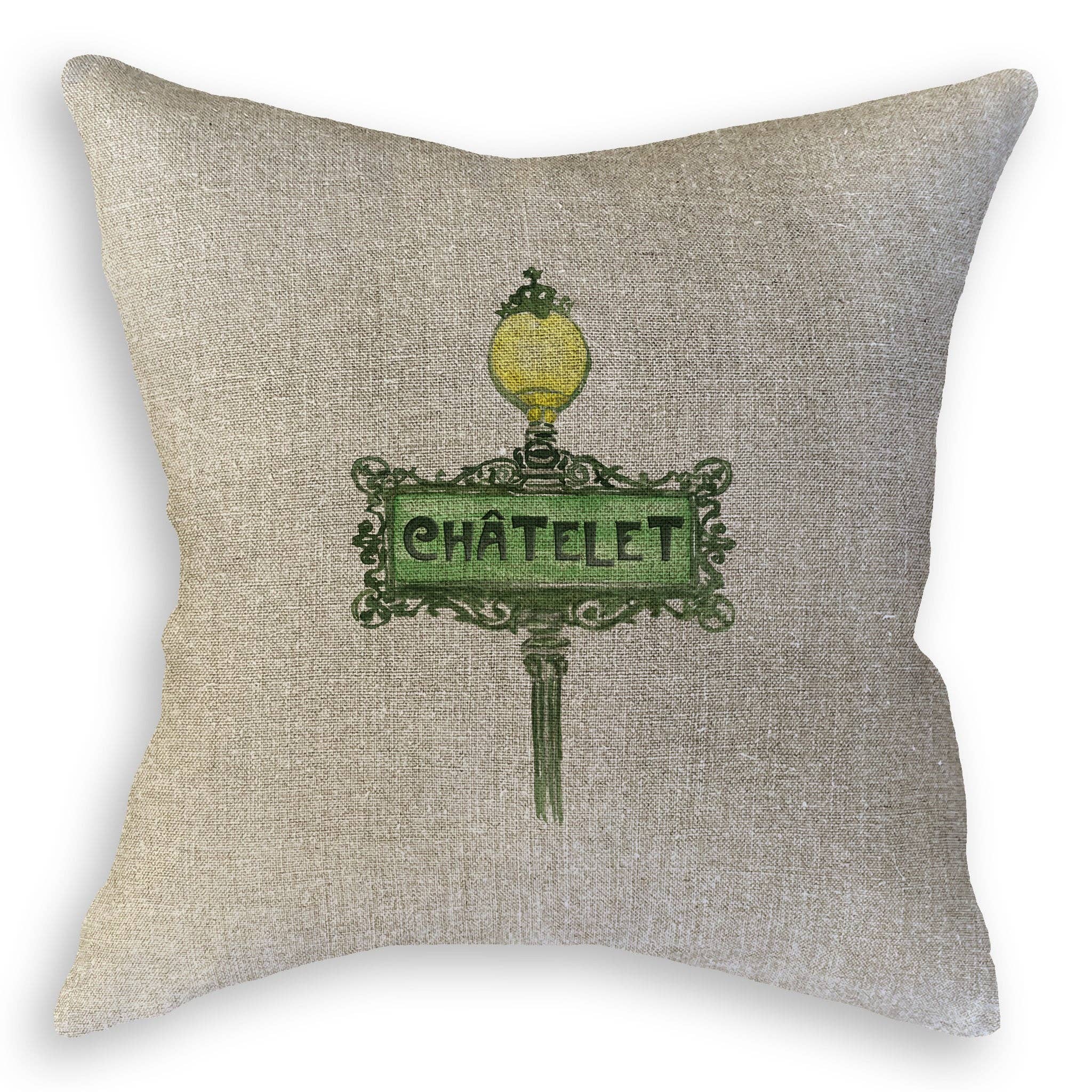 French Graffiti – Großhandel Geschirrtücher – Metroschild Chatelet Paris10