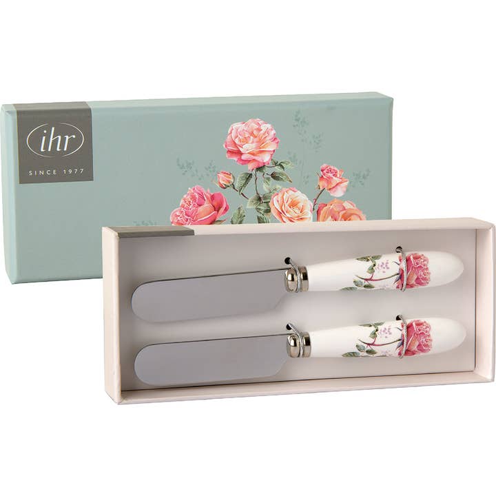 Butter Knife Set : LILLITH blue grey for wholesale by Carsim Trading Inc.