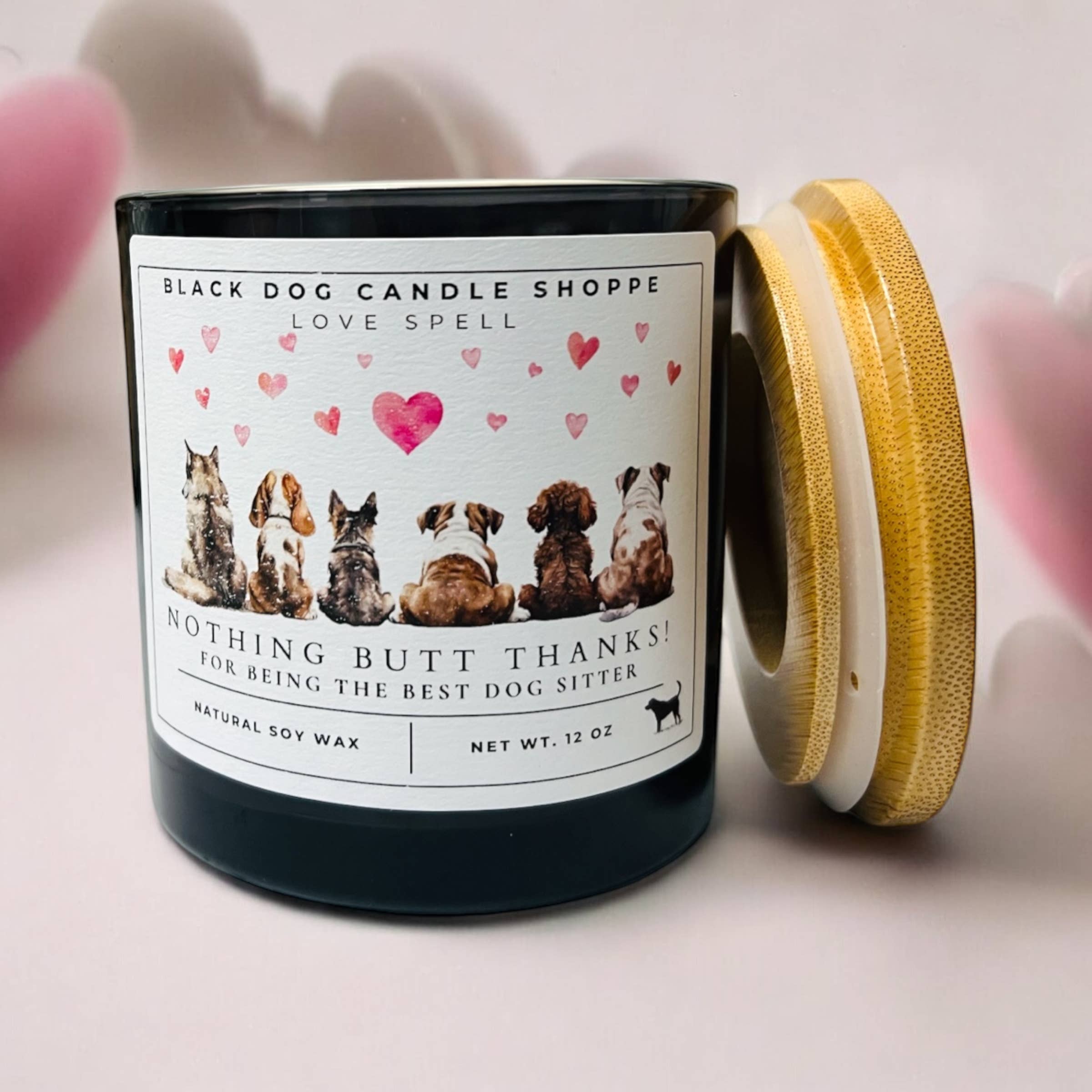 The Black Dog Candle Shoppe - Vendita all'ingrosso Candela in vasetto - Nient'altro che Grazie 2 - Pet Sitter - Tipo Incantesimo d'Amore0