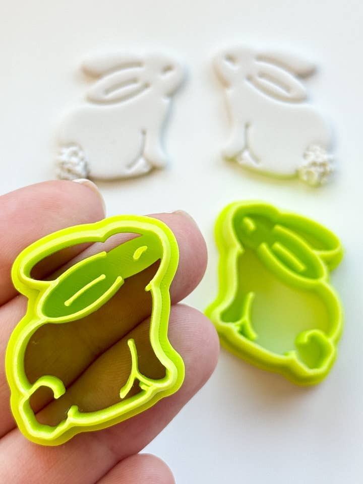 Polymeerkleisnijder voor paashaas voor wholesale door Tera Clay