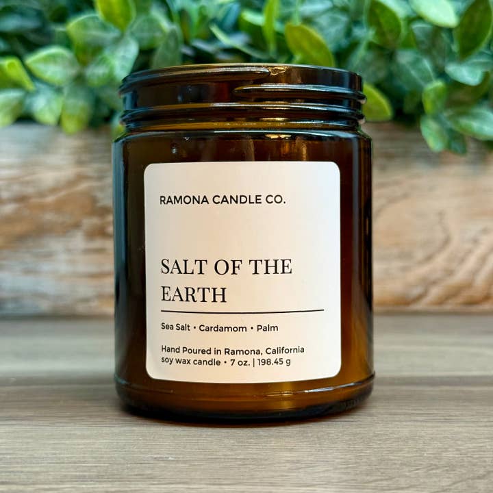 Ramona Candle Co. - Wholesale Jar/Filled Candle - Salt Of The Earth1