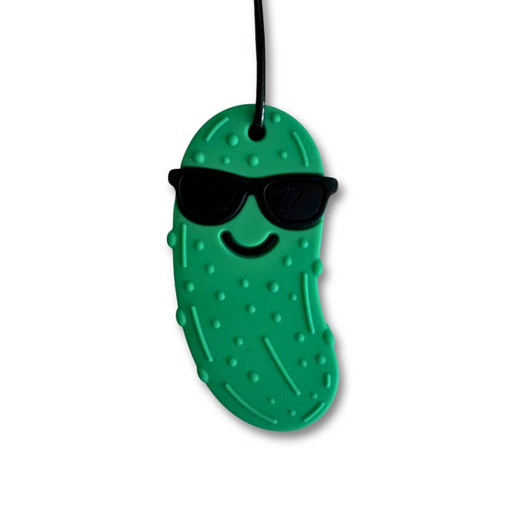Pickle Pendant - Your Positive Pickle 🥒😎 for wholesale by Jellystone Designs