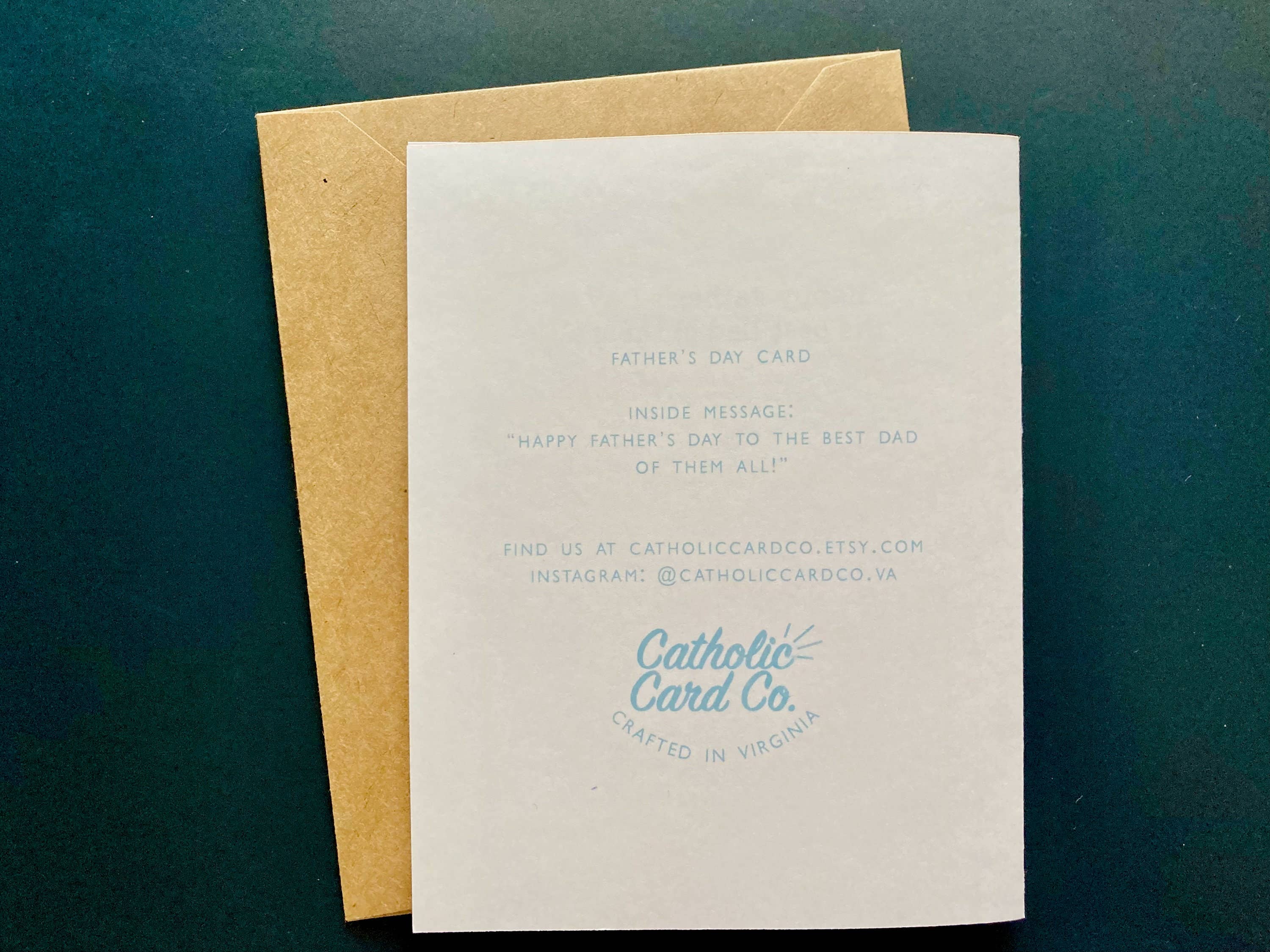 Catholic Card Co. – Engroshandel Farsdagskort – Bibelsk fars dagskort | Bibel far | Katolsk far5