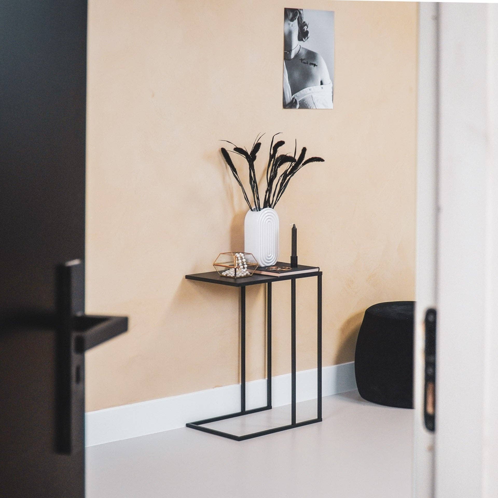 Housevitamin bv - Wholesale Side Table - Side Table - Metal - Black - 45x30x60cm7