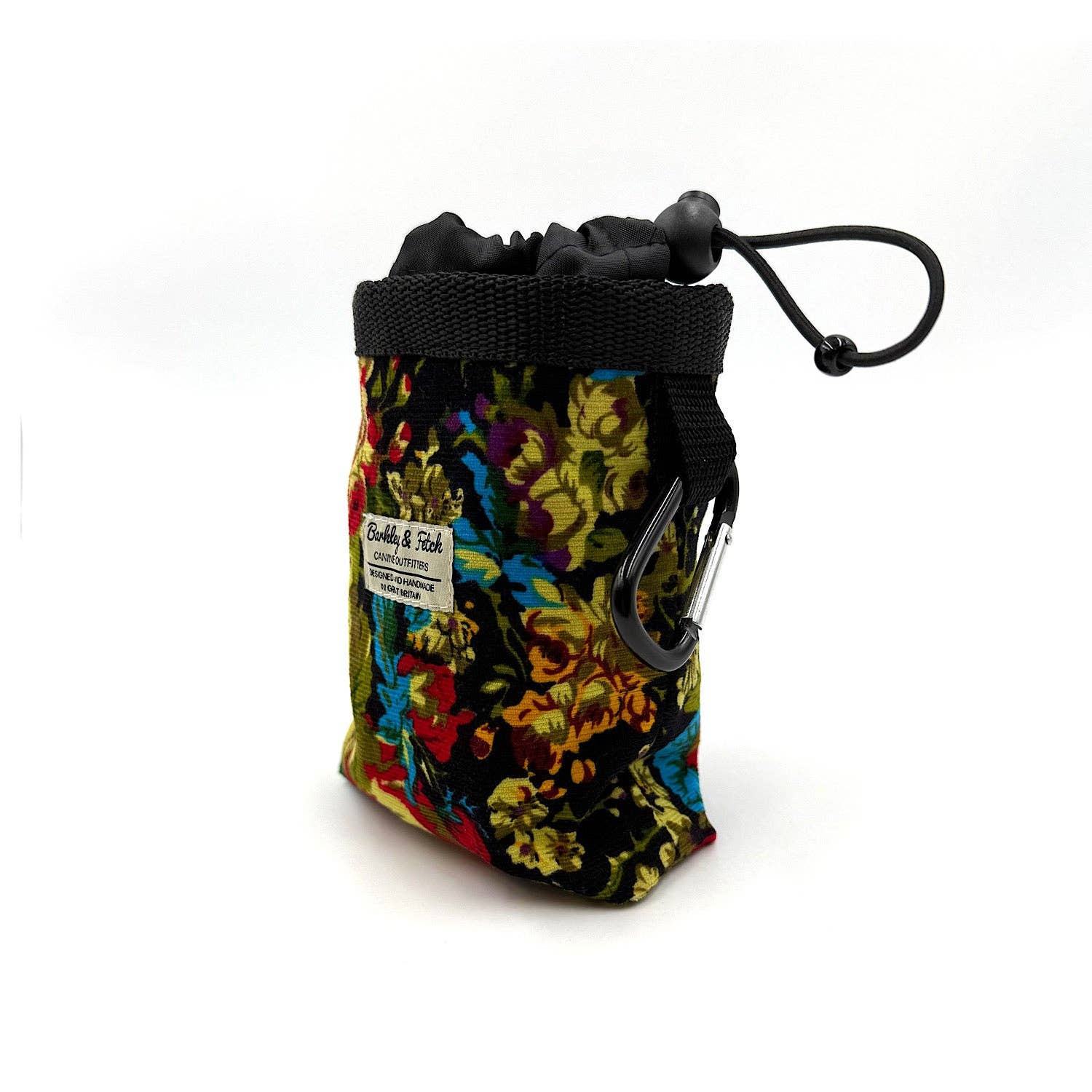 Barkley and Fetch - Wholesale Pet Treat Bag - Dog - Rose Flower Corduroy Treat Bag1