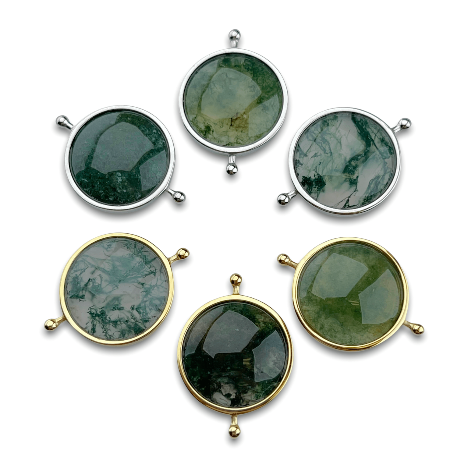 CONQUERing – Großhandel Spiritueller Stein/Kristall – Moosachat-Kristallelement1