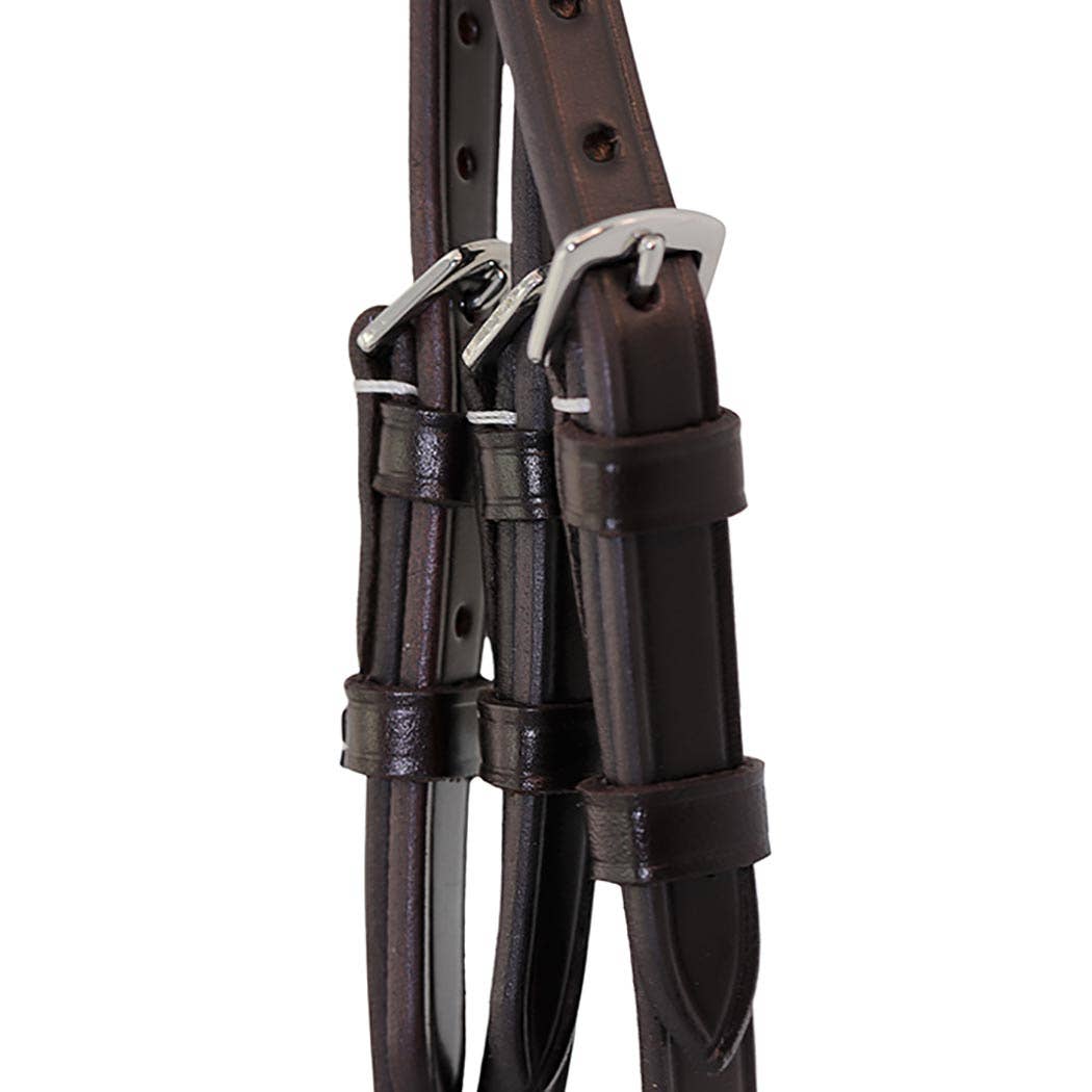 Grewal Equestrian – Engroshandel Rideudstyr – Marco Simone italiensk monocrown tøjle med aftagelig flash5