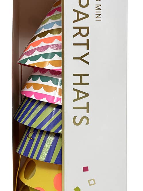 Mini Rainbow Party Hats for wholesale by Party Partners
