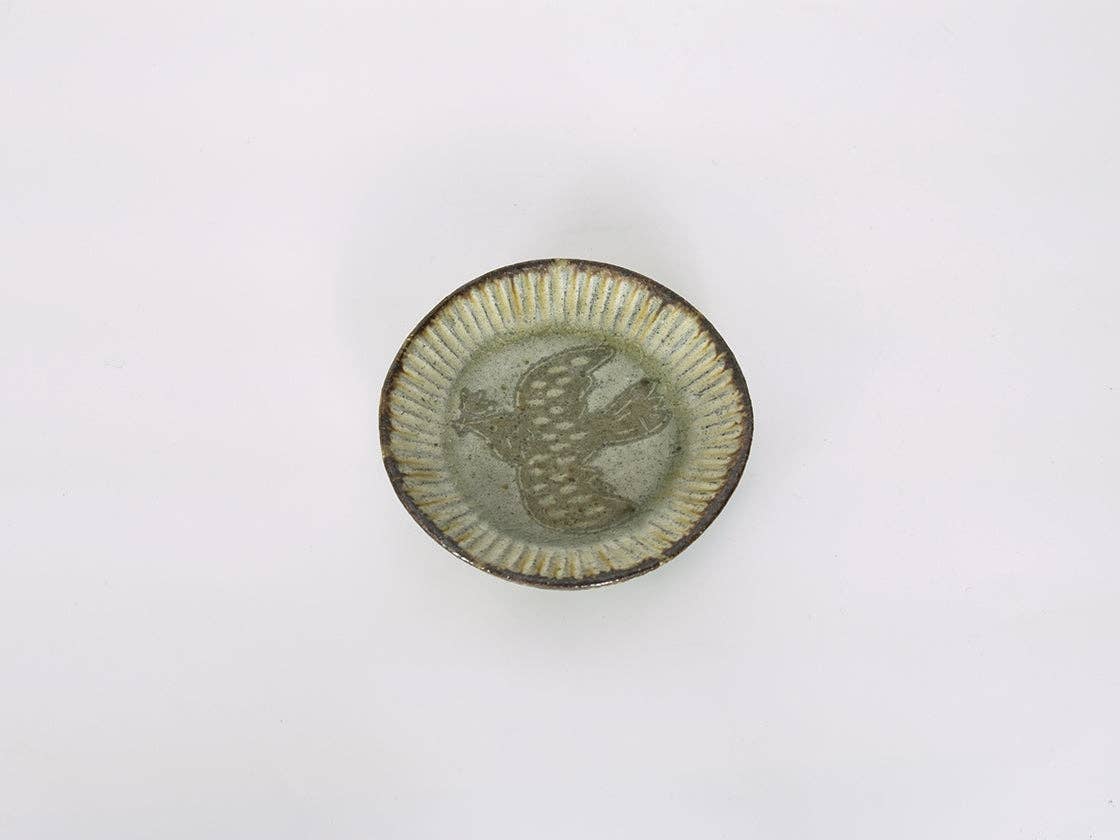 wagumi - Vente Assiettes/plats/bols de décoration - Petite assiette avec motif d'oiseau par Takahiro Manome11