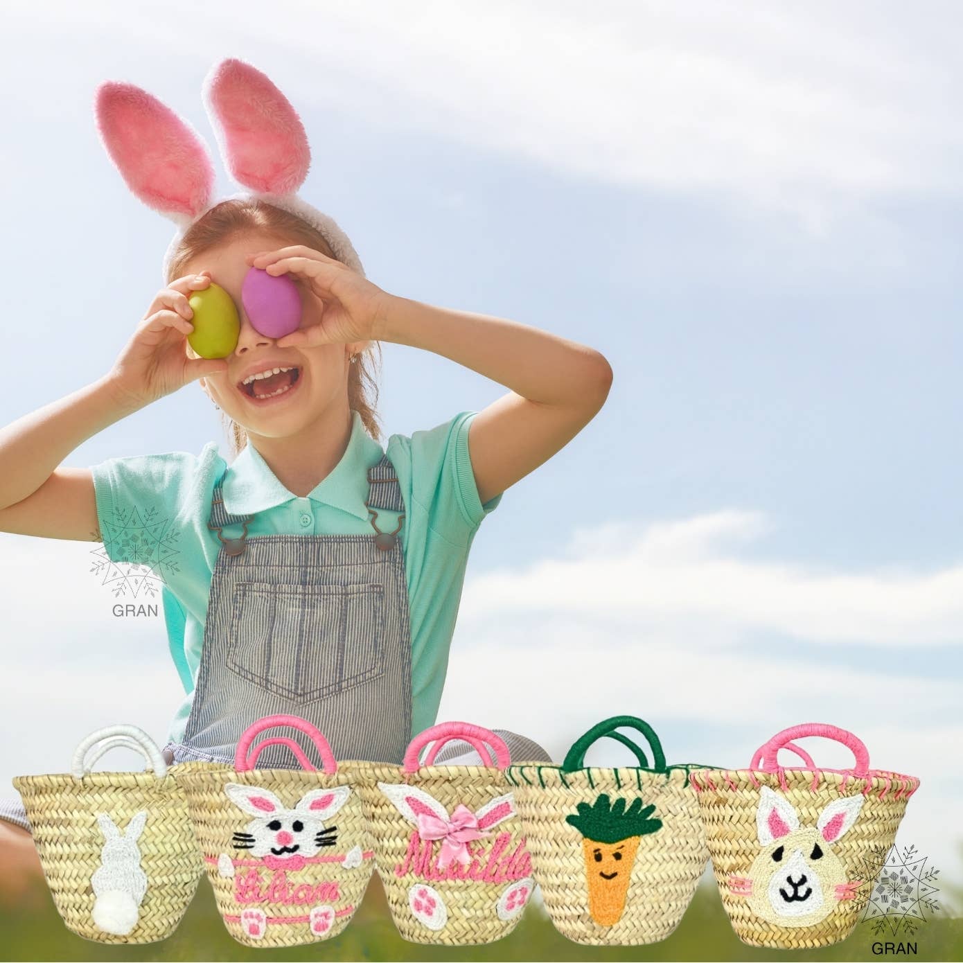 Gran Wholesale – wholesale Basket – Easter Straw Basket, Easter Gift Bag, Easter Basket Straw.5