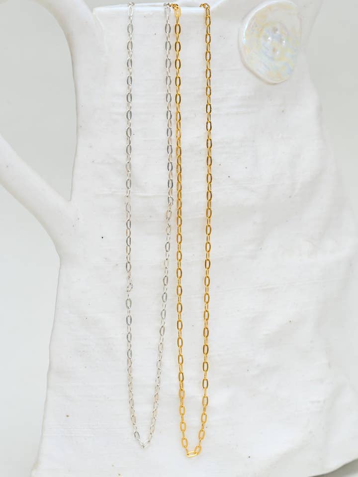 Hammered Chain for wholesale by Amy Mead Jewellery