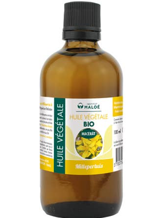 Organic St. John's Wort Oil 50 mL (macerated) for wholesale by Institut Maloé