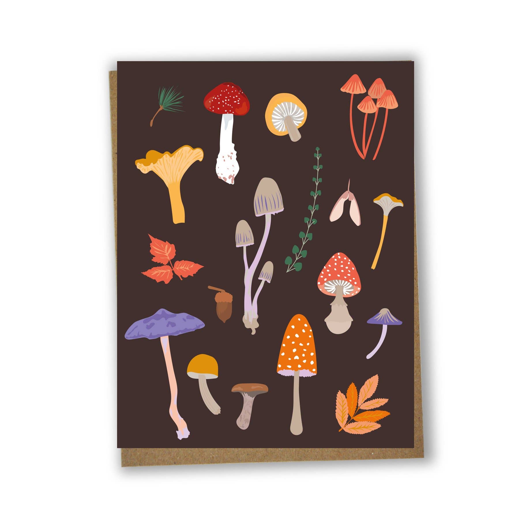 Lili Graffiti - Wholesale Everyday Greeting Card - Mushrooms - Greeting card