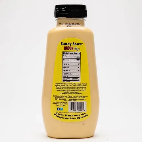 Saucy Sows - Wholesale Sauce - Bacon Mayo 12oz / Case of 12 Bottles1