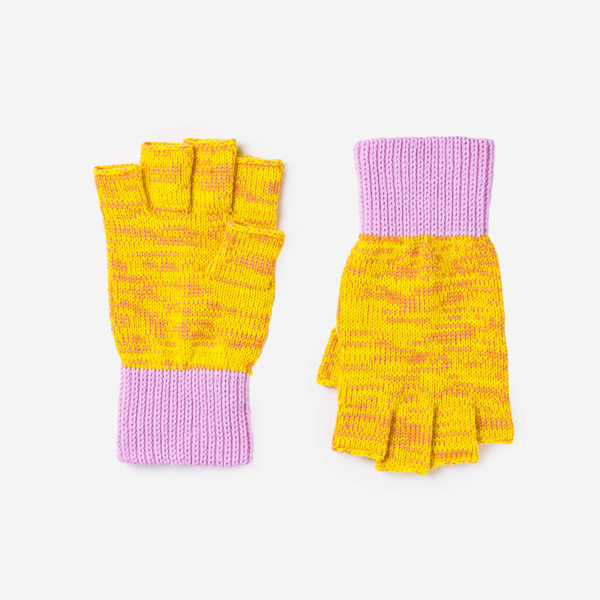 VERLOOP | knits - Wholesale Gloves - Women's - Colorblock Fingerless Gloves0