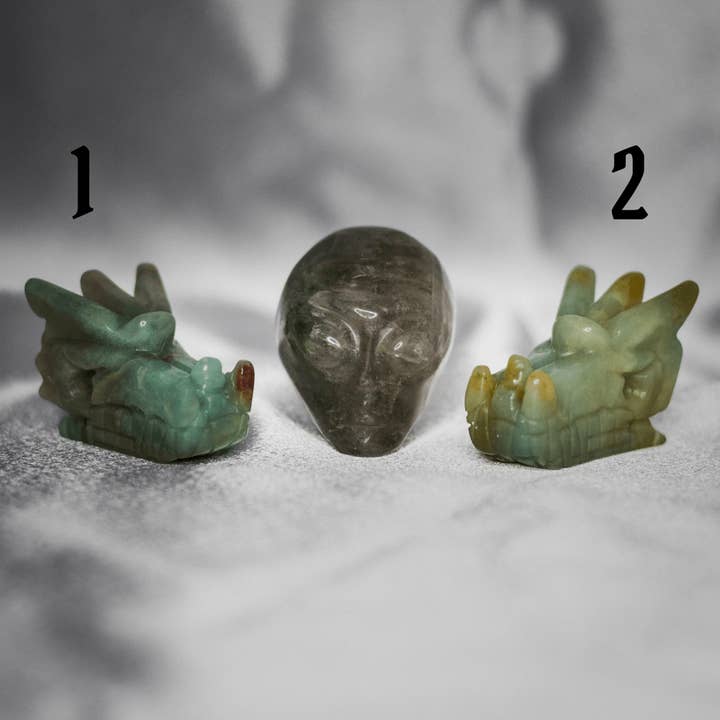 Cristalli intagliati con spirito animale per la vendita all'ingrosso da parte di Witchy Washy Bath ®