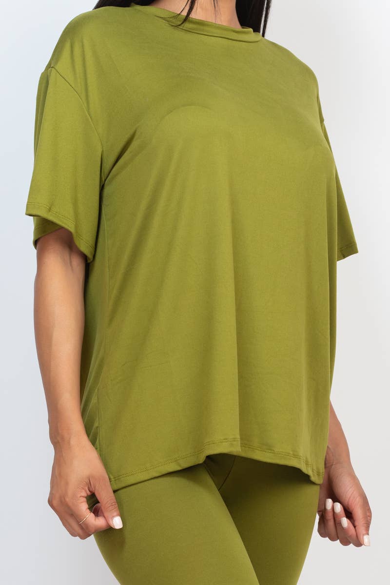 CAPELLA APPAREL - Wholesale Activewear Set - Women's - Loose Fit Top & Bike Shorts Set6