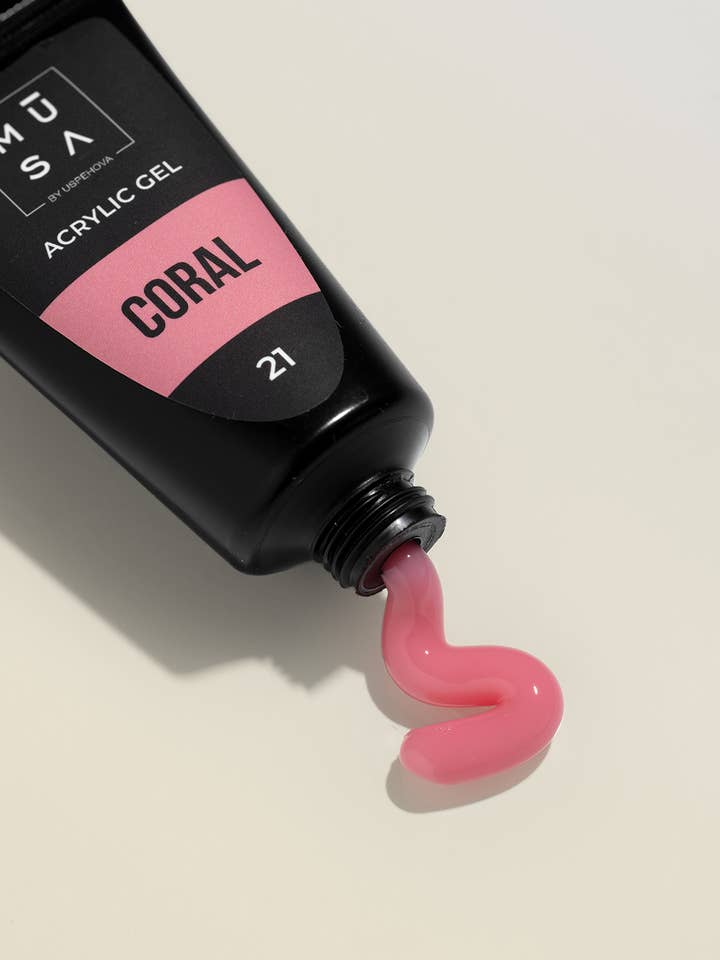 Gel Acrílico Coral 21 - 35 ml por atacado de MUSA