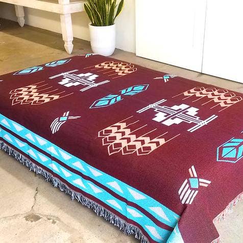 TEMPRANILLO - 100% ORGANIC COTTON BLANKET for wholesale by Dynamikos