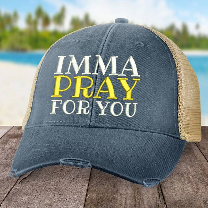 Piper Lou Collection - Wholesale Trucker Hat - Women's - I'mma Pray For You Hat