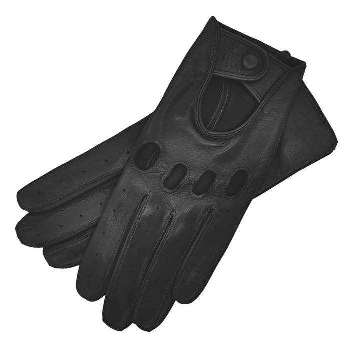 1861 Glove Manufactory - Vendita all'ingrosso Guanti - Unisex - GUANTI IN PELLE NERA AREZZO