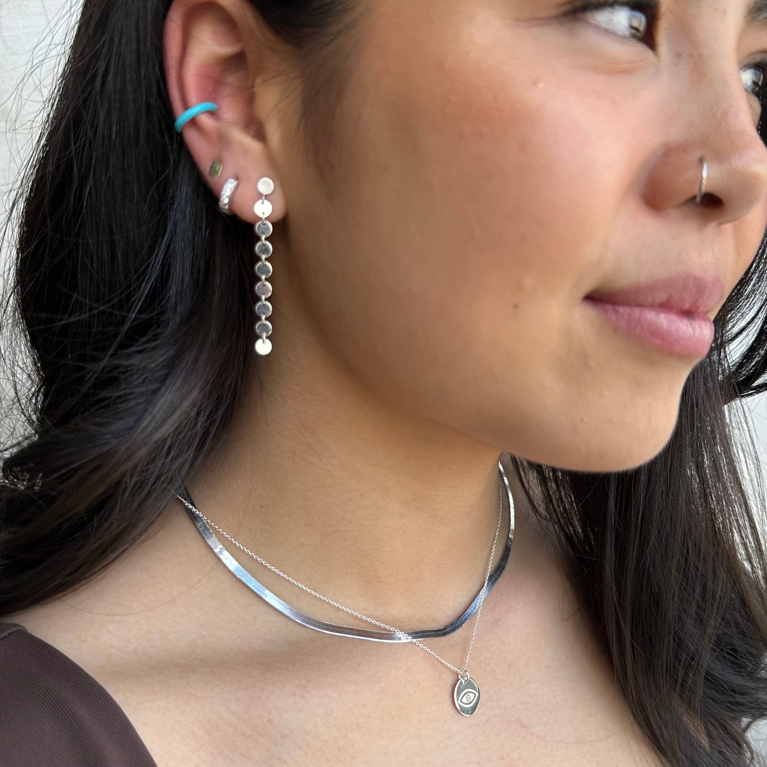 Something Silver – wholesale Kedjehalsband – 3 mm fiskbenslänk i kedja4