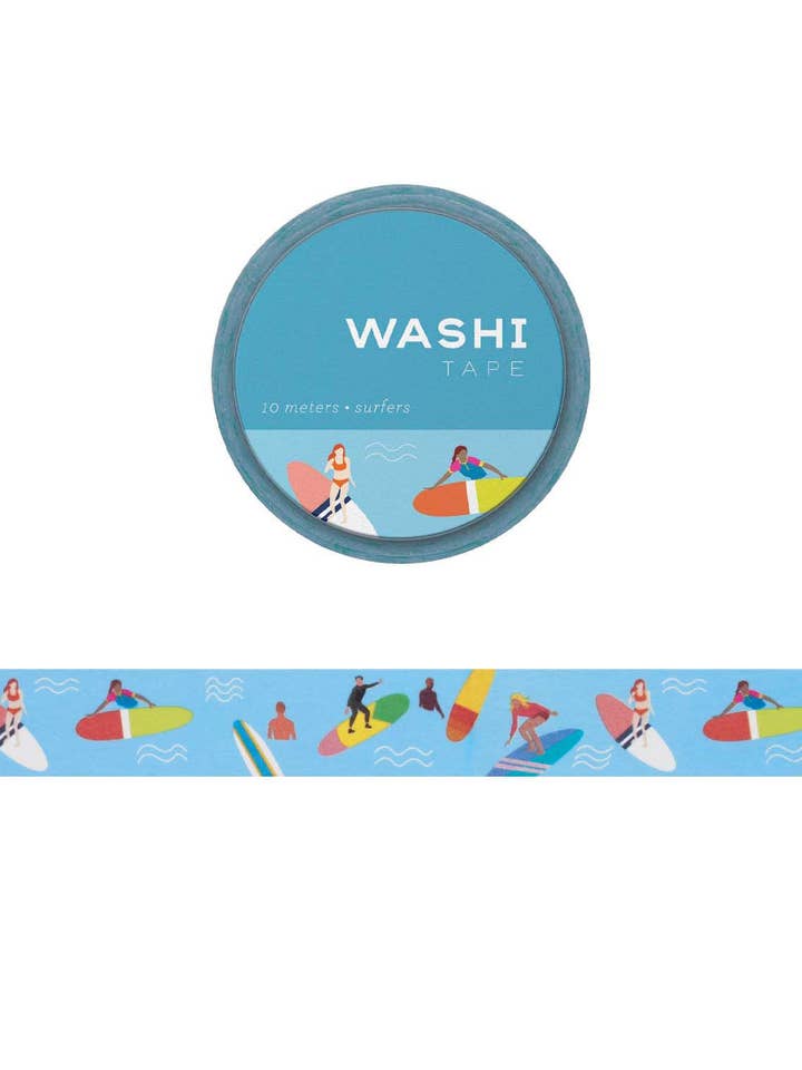 Surfers Washi Tape for wholesale by Girl of All Work
