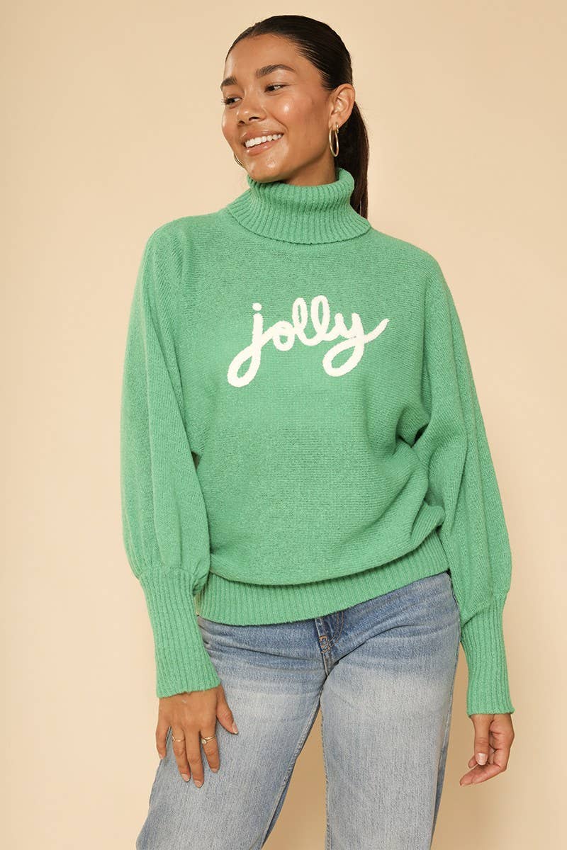 Miss Sparkling – wholesale Knitted jumper – Women′s – Turtleneck holiday sweater9