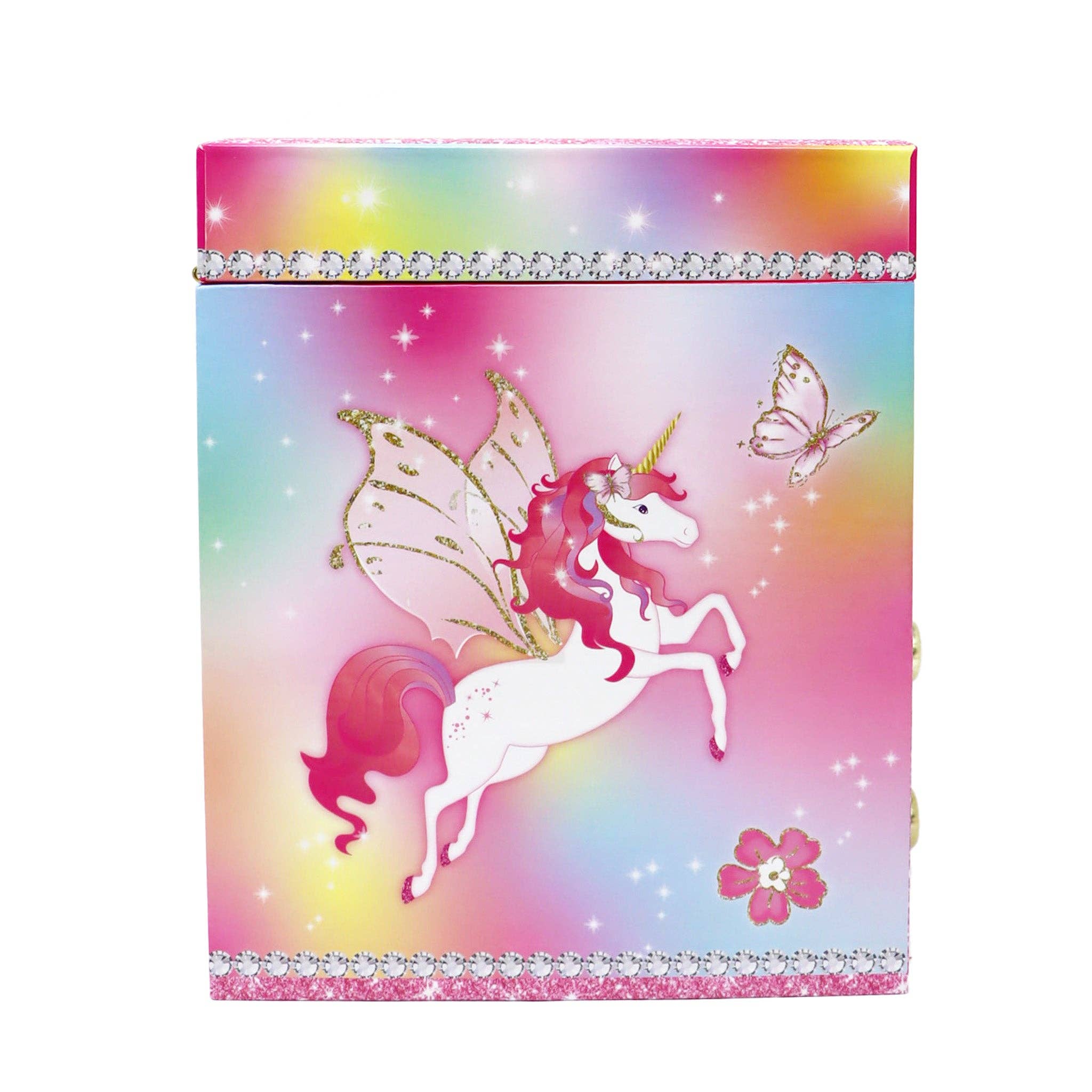 Pink Poppy USA - Wholesale Jewelry Box/Organizer - Kids - Dreamland Unicorn Medium Musical Jewellery Box | Pack of 15