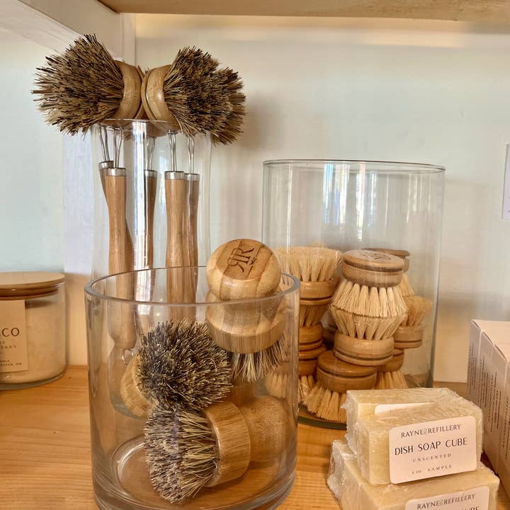 Rayne Refillery - Wholesale Cleaning Brush - Bamboo Scrubber Brushes