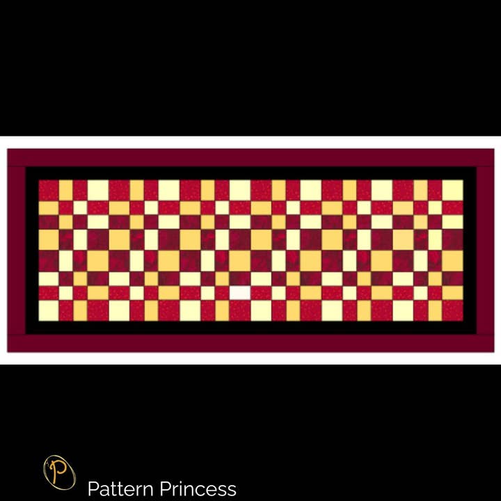 Pattern Princess - Wholesale Table Runner - Afternoon Tea Four Patch Table Runner Pattern 6