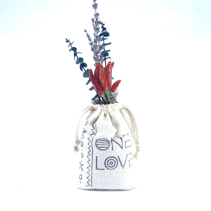 Sunsum Intentional Living - Wholesale Dried/Pressed Flowers - Sack of Flowers, One Love, Organic, Dried Flower Bouquet1