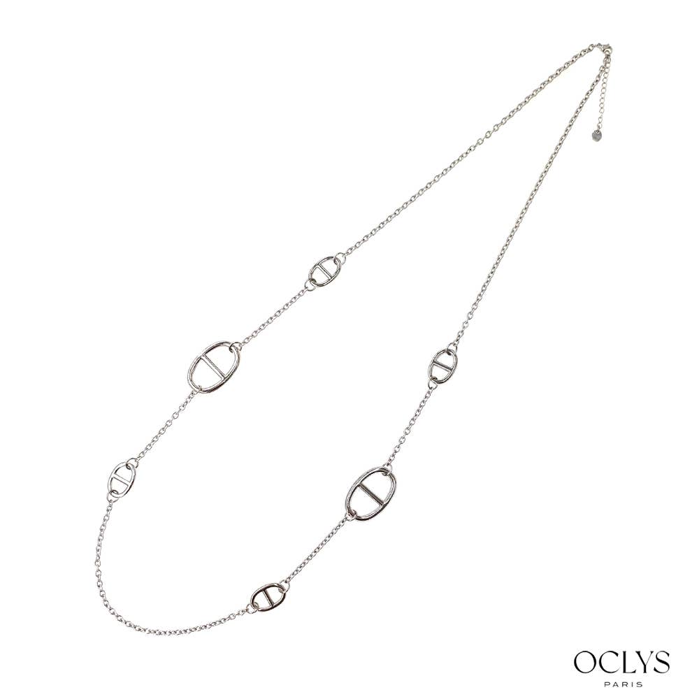 Oclys - Wholesale Y-Neck/Lariat Necklace - Long necklace with stainless steel beads Lika patterns0